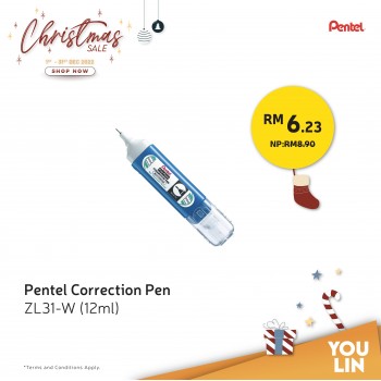 Pentel ZL31-W 12ml Correction Pen
