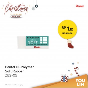 Pentel ZES-05 Soft Hi-Polymer Rubber
