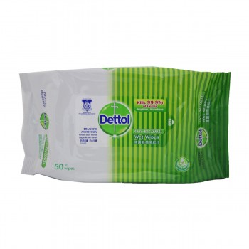 Dettol Anti-Bacterial Wet Wipes 50 Sheets