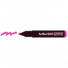 Artline 660 Highlighter EK660 - Fluorescent Pink (Item No: A10-14 ART660PK) A1R3B19