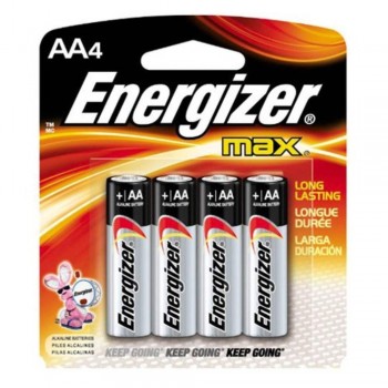 Energizer MAX AA Alkaline Batteries - 4pcs pack 