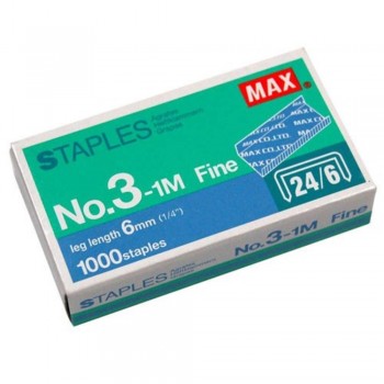 MAX Staples No.3-1M Bullet (Item No: B07-18) A1R2B249