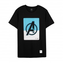 Avengers: Endgame Series Half Square A Tee (Black, Size XL)