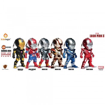 Marvel Iron Man 3 - Kids Nations - LED Earphone Plugy Series 004 (KN-004)