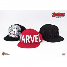 Marvel Series Marvel Logo Snapback (Black, F)