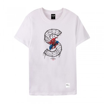 Spider-Man Series Spider-Man S Tee (White, Size L)