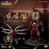 Beast Kingdom EAA-070SP Avengers: Infinity War Iron Man Mark L (Battle Damaged Version) Egg Attack Action