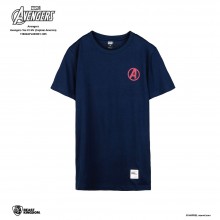 Avengers: Avengers Tee Captain America - Navy Blue, L