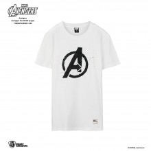 Avengers: Avengers Tee Logo - White, XL