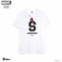 Marvel: Marvel Kawaii Tee Spider-Man Icon - White, Size L (APL-MK-TEE-011)