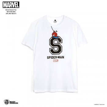 Marvel: Marvel Kawaii Tee Spider-Man Icon - White, Size XL (APL-MK-TEE-011)