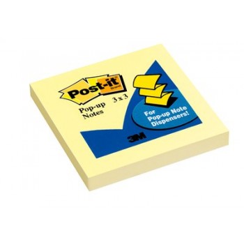 3M R330 3" X 3" Pop-Up Notes-Yellow