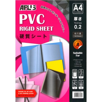 APLUS A4 PVC Rigid Sheet(RS100)-100 pcs