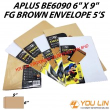 APLUS BE6090 FG Brown Envelope 5'S