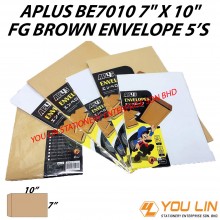 APLUS BE7010 FG Brown Envelope 5'S