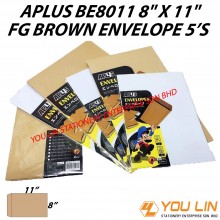 APLUS BE8011 FG Brown Envelope 5'S