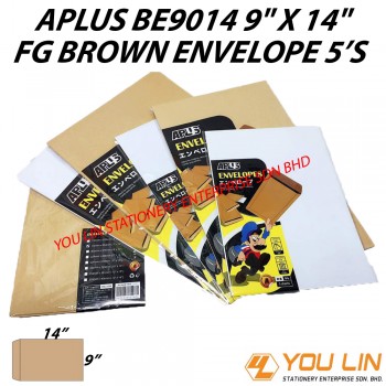 APLUS BE9014 FG Brown Envelope 5'S