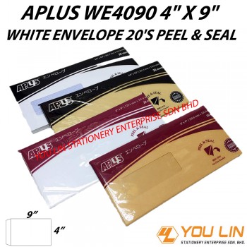 APLUS WE4090 White Envelope 20'S (P&S)