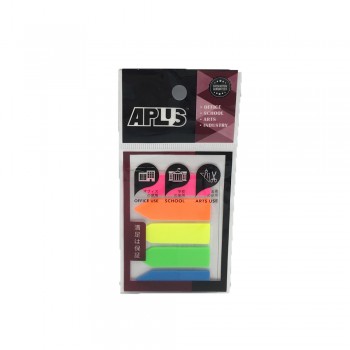 APLUS JP44125 Asst 5 Colour Stick Note With Arrow