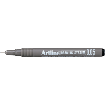 Artline EK-2305 0.05MM Drawing System-Black