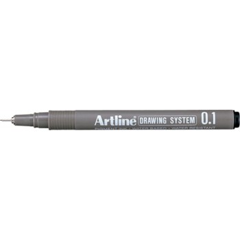 Artline EK-231 0.1MM Drawing System-Black