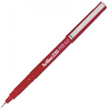 Artline 220 0.2mm Sign Pen - Red