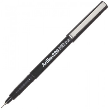 Artline 220 0.2mm Sign Pen - Black