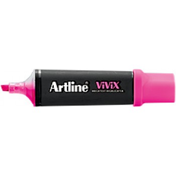 Artline EK670 Vivix Highlighter-Fluorescent Pink