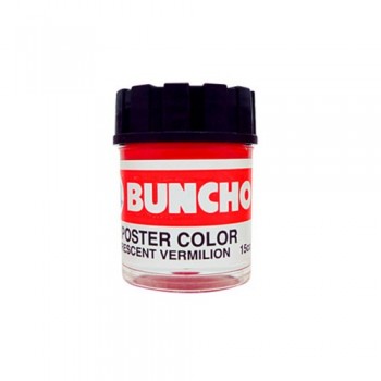 Buncho Poster Colour 15CC-Fluorescent Vermilion (F11)