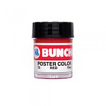 Buncho Poster Colour 15CC-Red (13)
