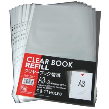 CBE 89020R A3 10'S Refill Pocket (11 Holes)