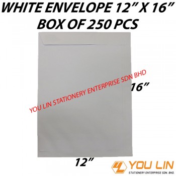 White Envelope 12" X 16" (250 PCS)