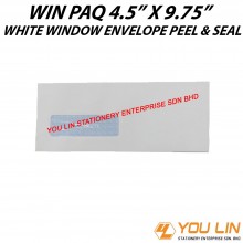 Win Paq White Window Envelope (Peel & Seal)