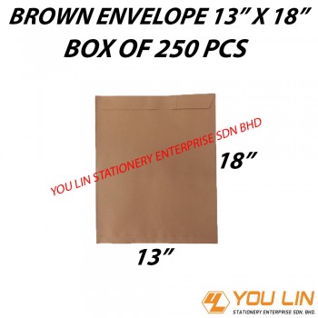 Brown Envelope 13" X 18" (250 PCS)