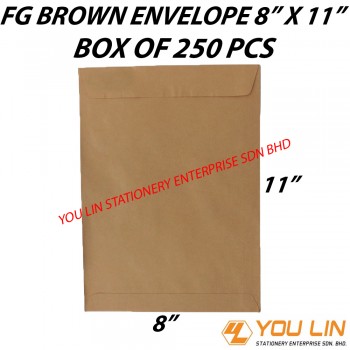 FG Brown Envelope 8" X 11" (250 PCS)