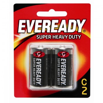 EVEREADY Super Heavy Duty C Carbon Zinc Batteries - C Size