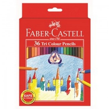 Faber Castell Tri-Grip Colour Pencil-36L