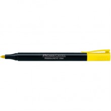 Faber Castell Slim Permanent Fine Marker-Yellow #156407