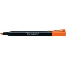 Faber Castell Slim Permanent Fine Marker-Orange #156415