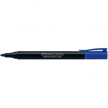 Faber Castell Slim Permanent Fine Marker-Blue #156451