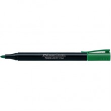 Faber Castell Slim Permanent Fine Marker-Green #156463