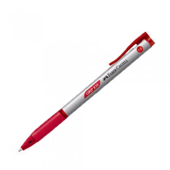 Faber Castell Grip X10 1.0mm Ball Pen-Red (547621)