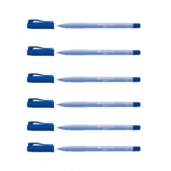 Faber Castell NX23 1.0mm Ball Pen-Blue (Half Dozen)