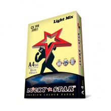 Luckystar CS195 A4 80GSM 450'S Colour Paper-Light Mix