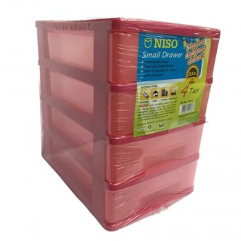 Niso SD-4 4 Tier Small Drawer