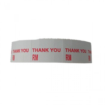 PB220 Price Label Sticker (White)- THANK YOU/RM