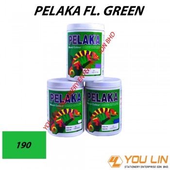 190 Pelaka Mural Poster Colour (1 kg)-Fluorescent Green
