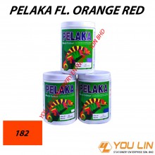 182 Pelaka Mural Poster Colour (1 kg)-Fluorescent Orange Red