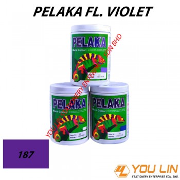 187 Pelaka Mural Poster Colour (1 kg)-Fluorescent Violet