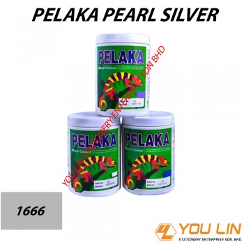 1666 Pelaka Mural Poster Colour (1 kg)-Pearl Silver